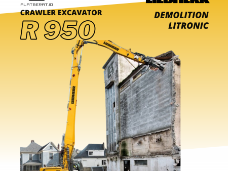 LIEBHERR CRAWLER EXCAVATOR R 950 DEMOLITION LITRONIC