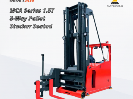 MiMA MCA Series 1.5T 3-Way Pallet Stacker Seated