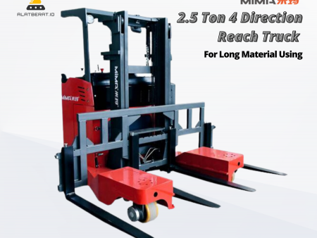 MiMA 4 Direction Reach Truck For Long Material Using ALATBERAT.ID