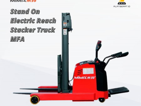 MiMA Stand On Electric Reach Stacker Truck MFA