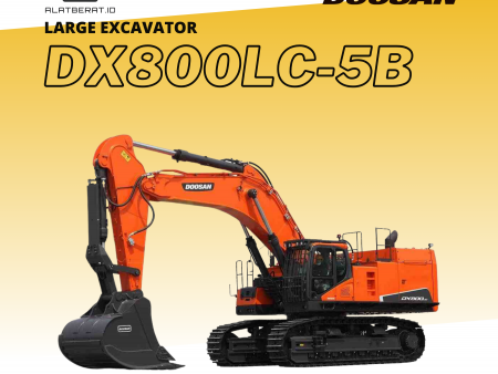 DOOSAN LARGE EXCAVATOR DX800LC-5B