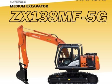 HITACHI MEDIUM EXCAVATOR ZX138MF-5G