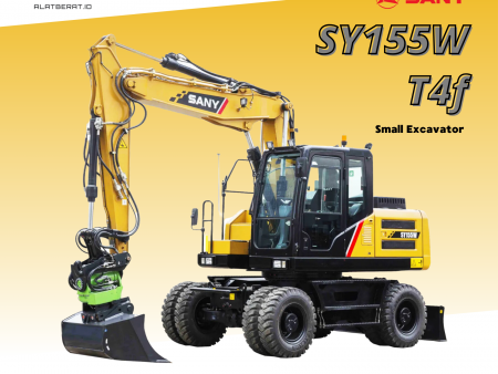 SANY SMALL EXCAVATOR SY155W T4f